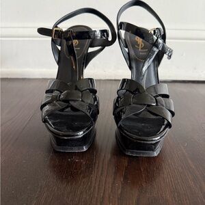 Yves Saint Laurent Women's Black Tribute Sandals